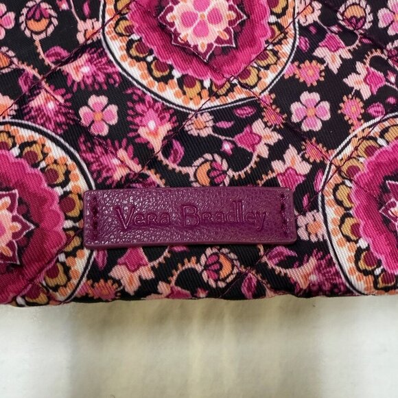 Vera Bradley Iconic GRAND Tote – Raspberry Medallion – NWT - Reversible - Picture 7 of 12